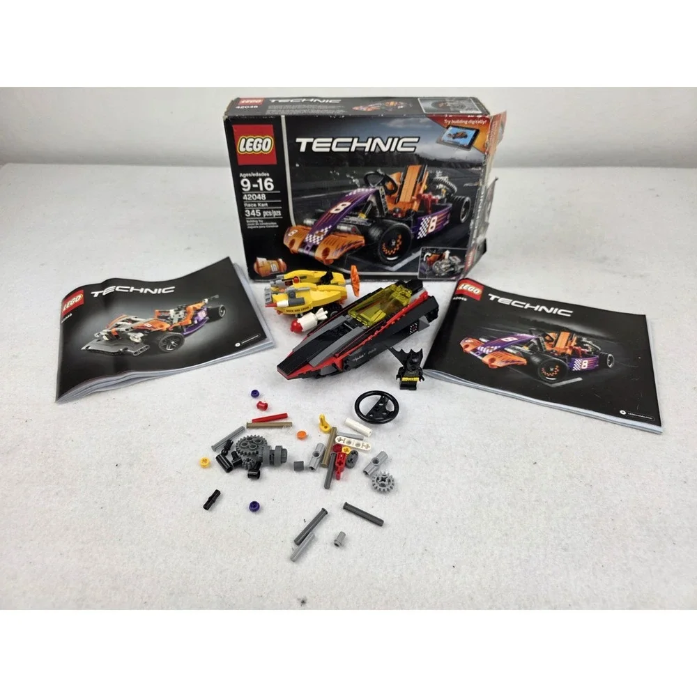 Incomplete Lego Batman Batmobile Penguin Duckmobile Technic Box *FOR PIECES/READ